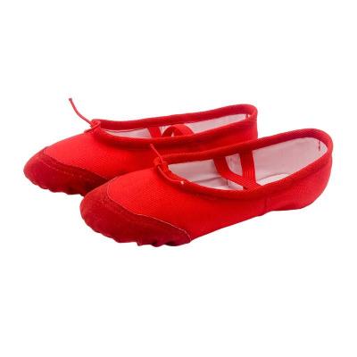 China Hot Anti-odor canvas dance ballet elastic band shoes for ballerina women dance girls for sale