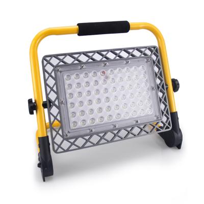 China Wholesale 80W Waterproof Portable Theme Park Emergency Car Rechargeable Outdoor Lamp Solar Spotlight for sale