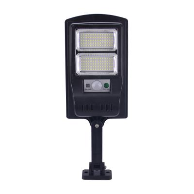 China Motion Sensor Solar Wall Light 20W Led Solar Street Light Black Solar Led Street Lights Outdoor Super Bright Gardening for sale