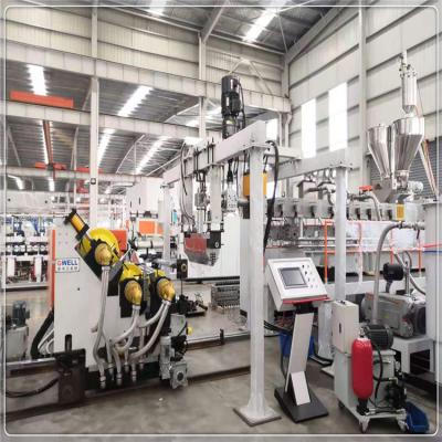 China PC/PMMA/GPPS sheet Extrusion Line Plastic Sheet Extruder Machine 750kg/H for sale