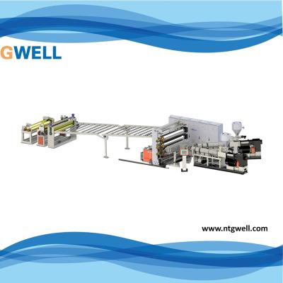 China Soft Pvc Sheet Making Machine Plastic Plate Production Line 400kg/H for sale