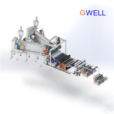 China Poe Cast Film Extrusion Machine PV Encapsulation Extrusion Poe Film Machine for sale