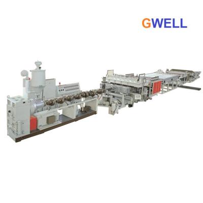 China PP Hollow Sheet Making Machine PE Hollow Board Extrusion Line Hollow Profile Extrusion for sale