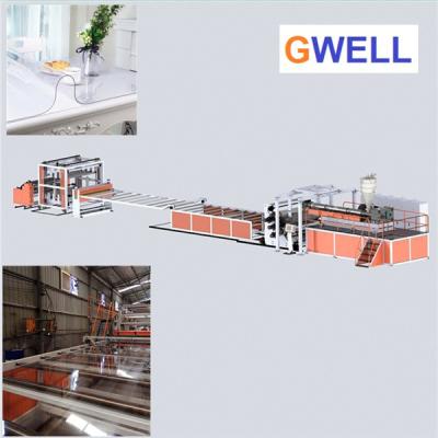 China Transparent Soft Pvc Sheet Extruder Equipment for sale