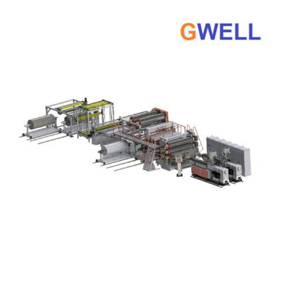 중국 열 가소성 폴리우레탄 수지 시트 압출 라인 열 가소성 폴리우레탄 수지 핫-멜트 필름 생산 기계는 옷 신발 유리를 위해 단일의 스크류 압출기를 사용합니다 판매용