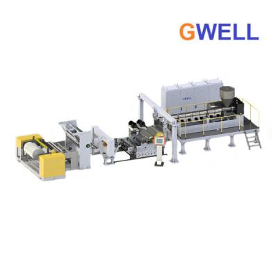 China 3 Layer  PVC PVDC Cling Cast Stretch Film Machine Line 250kg H for sale