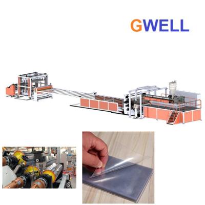 China 1800mm Transparent Hard Film Pvc Sheet Extrusion Machine Equipment for sale