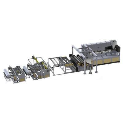 China Embossed EVA Film Extrusion Line For Solar Module White Semi Transparent for sale