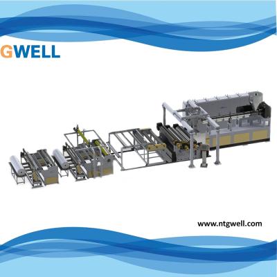 China POE Solar Film Production Line Single Screw Design 400kg/H Output for sale