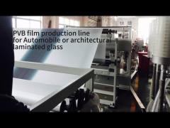 GWELL PVB film water tank forming production line for automobile laminated glass