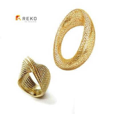 China Complex Precision Parts Wholesal OEM Customized High Precision Metal Plastic Jewelry 3D Printing Services For Jewelry 3D Printing for sale