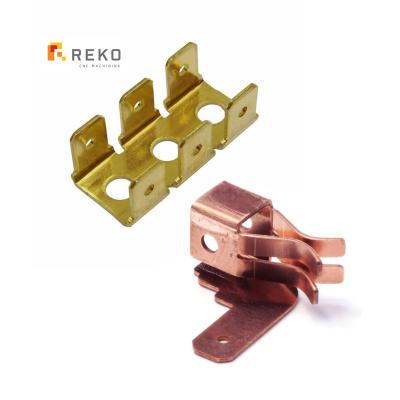 China Complex Precision Parts OEM Customized Small Stamping Parts Copper Stamping Die Brass Parts for sale