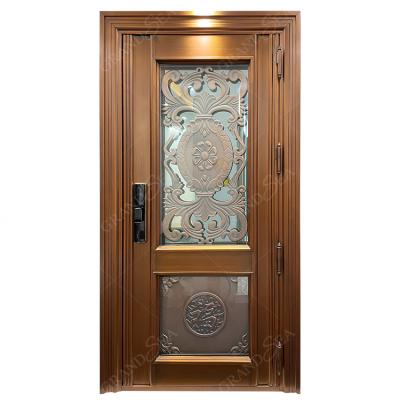 China American Modern Stainless Steel Exterior Residential Steel Doors Modern Door Security Style Exterior for sale