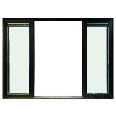 China Modern Impacted Glass Aluminum Thermal Break Heavy Duty Sliding Window Price In Philippines for sale