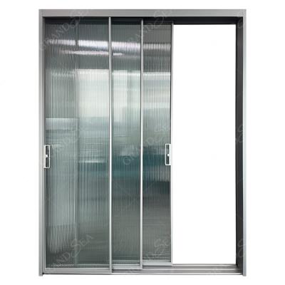 China Magnetic Custom Aluminum Bifold Screen Doors Exterior Modern Patio Doors Designs for sale