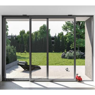 China England simple design ghost manual sliding doors modern frameless interior flush sliding doors flat for sale