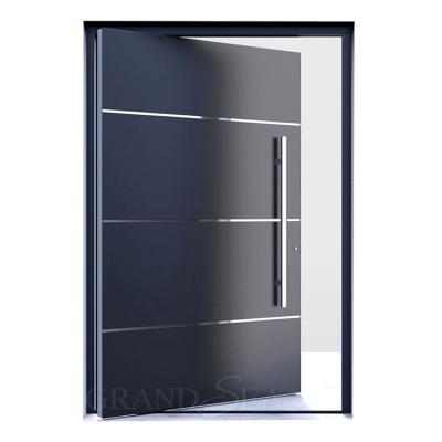 China Modern Double Panels Floor To Ceiling Insulated Manual Swing Style Opening Entry Main Doors Modern for sale