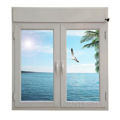 China Residential Modern Aluminum Glass Magnetic Screen CE Certificates Casement Windows Jalousie Windows for sale