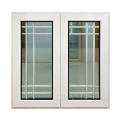 China High Quality Magnetic Screen China Aluminum Casement Window Black For Homes Window Aluminum Double Sided Tempered Glass Windows for sale