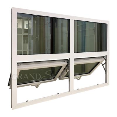 China Magnetic Glass Screen Aluminum Alloy Bathroom Window For Ventilation And Shading for sale