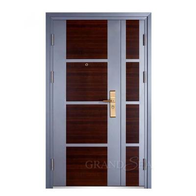 China Exterior Modern Strong Security Metal Interior Door Security Use House Steel Doors For Room for sale