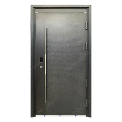 China Custom Building Materials Supplier Modern Asian Main Entrance Security House Door With Frame House Entry Doors for sale