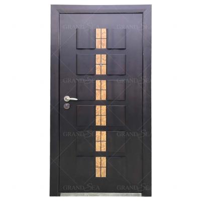 China Modern Exterior Security House Front Door Designs Steel Entry China Manufacturer Steel Bulletproof Door for sale