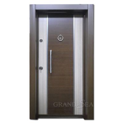 China Modern Anti-theft Interior Strong Metal Door Armored Steel Door Exterior Front Doorways Models For Homes for sale