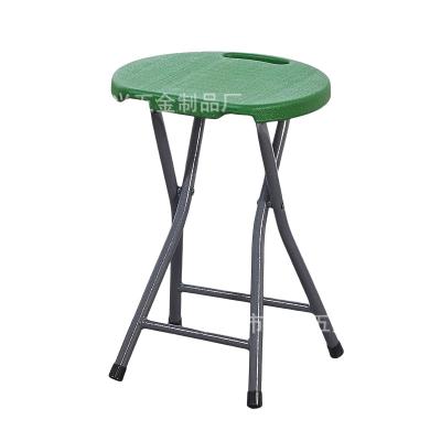 China Modern Cheap Plastic PP Stools Metal Portable Folding Sneak Outdoor Folding Stools for sale