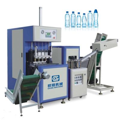 China Best semi automatic bottle blow pet bottle machine with automatic preform loading and automatic bottling loading for sale