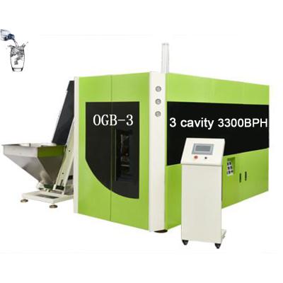 China OGB-3 Bottle 3 Cavity Normal Speed ​​Stretch Blow Molding Machine for sale