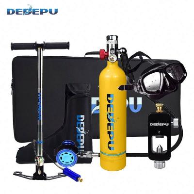 China DEDEPU Customization Mini Scuba Diving Oxygen Tank Dive System Dive Equipment Portable Diving and Swimming Set for sale