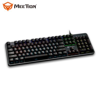 China MEETION new LED wired USB PC gamer ergonomics Mechanical Gaming  Keyboard for sale