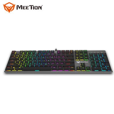 China Teclado conduzido mecânico do jogo do teclado impermeável da engrenagem dos acessórios do jogo de MEETION MK80 para o jogador do Gamer à venda