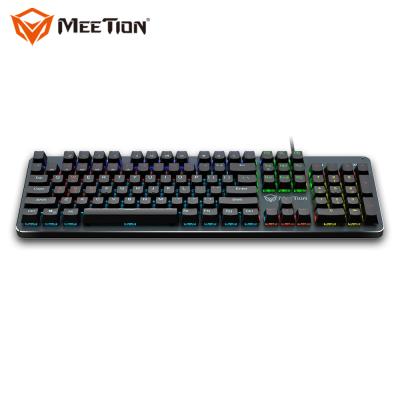 China Latest Usb Led Light Rgb French Azerty Russian Metal Mechanical Key Board Keyboard For Game Keyboard for sale