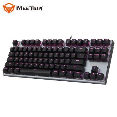 China OUTEM Mini Programmable PC Gamer Metal Led Backlit RGB Tenkeyless Gaming Mechanical Keyboard Without Numpad for sale