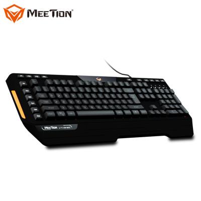 China MEETION programmable RGB backlit light Macro membrane  gaming gamer keyboard for sale