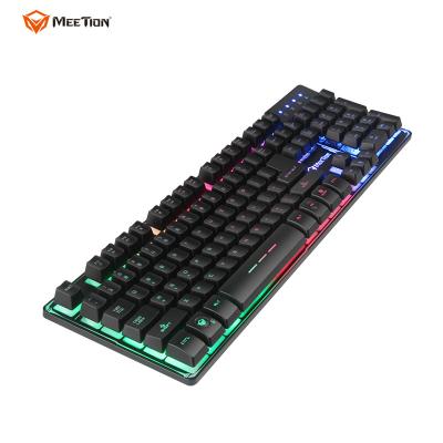 China MEETION K9300 Keyboards Wholesale Plastic Lights Support Spanish Game for sale