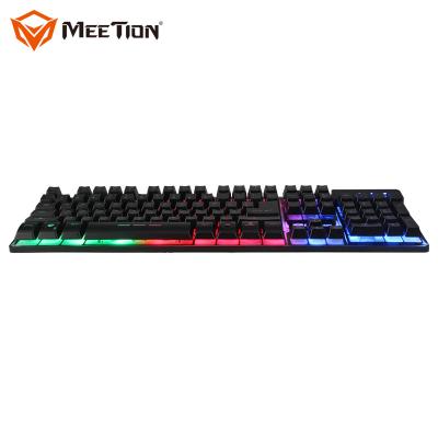 China Wholesalers Cool rainbow light Gaming keyboard for Laptop and Desktop for sale