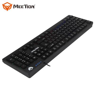 China US Layout Latest Cheapest Gamer Ergonomic Wired Membrance Gaming Backlit Computer Keyboard for sale