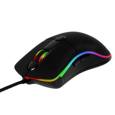 China 2019 gaming mouse New design 4800 dpi high resolution optical sensing mouse gaming for sale