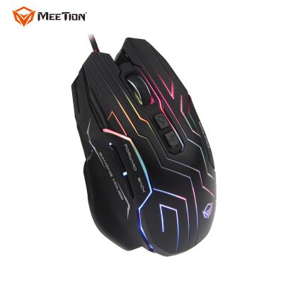 China MEETION GM22 Funny Computer PC DPI Gamig Japan Laser Software 6D Gamin Gamming Gaming Mouse for sale