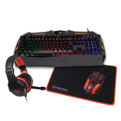 China Quiet Compact Budget Good Quality Backlit Gaming Keyboard Mouse Headphone And Mouse Pad for sale