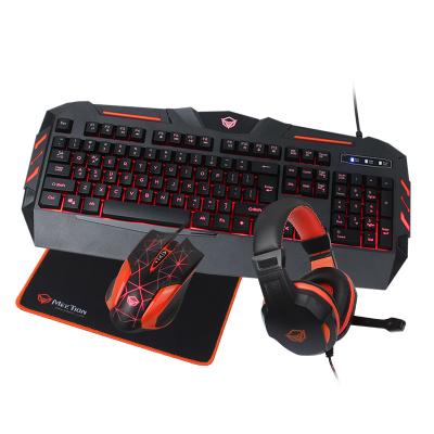 Cina Corredo combinato della tastiera e del topo di gioco del Gamer del topo della tastiera del PC di MEETION C500 RGB messo con il topo in vendita