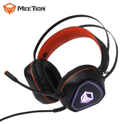 China MEETION USB wired gaming gamer computer headset headphones for sale