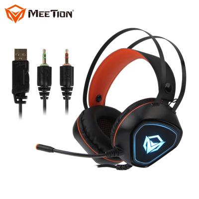 China HP020 Wired Gamer Earphones Headphones 3.5mm USB Computer Gaming Headset With Noise Cancelling Microphone For Computer for sale