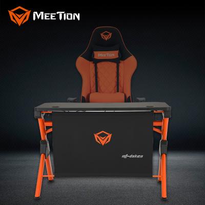 China MeeTion DSK20 Racing Led PC Computer Desk e-Sports Esport Arena Gaming Table for e-Sports Led Gaming for sale