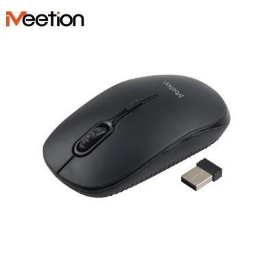 China Promotional Meetion Brand Both Hands 5 Colors Option Slim 2.4G Optical Wireless Mouse for sale