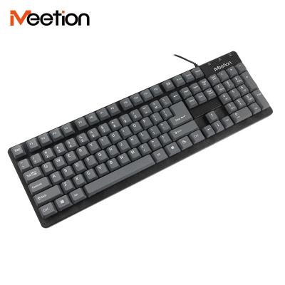 China MEETION MT-K202 US Layout Latest Waterproof Design USB Computer Keyboard for sale