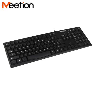 China Manufacturer Direct Selling Ergonomic Silent Standard Office Keyboard From ShenZhen Meetion for sale